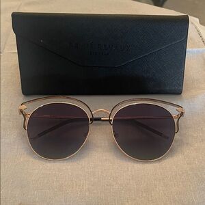 Prive Revaux Gold and Black Sunglasses